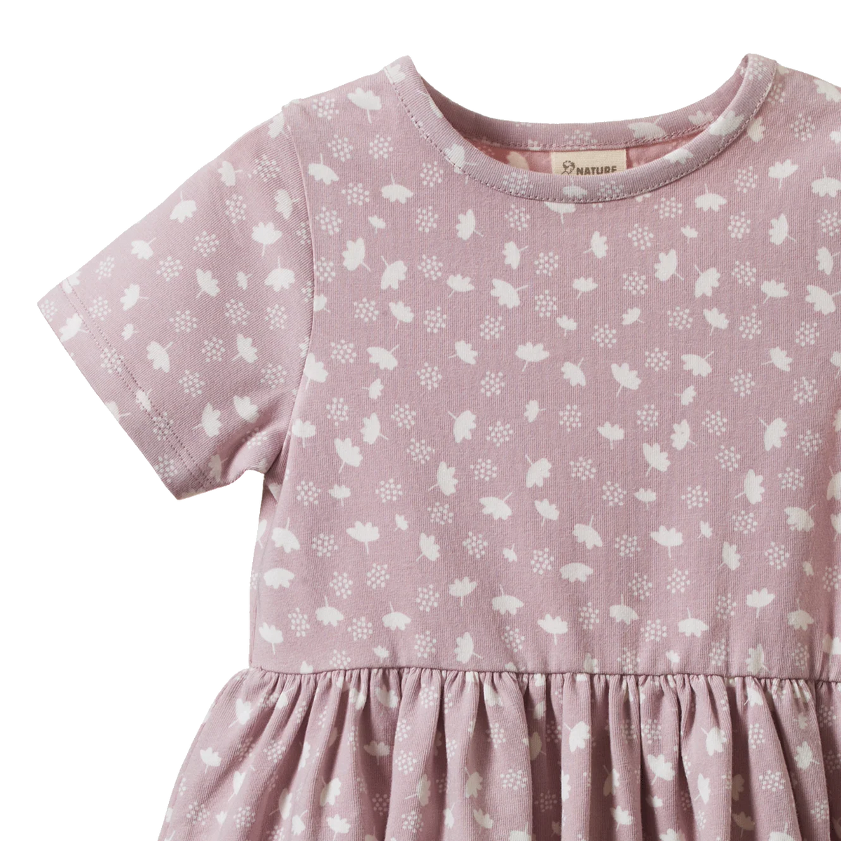 Nature Baby - Saturday Dress - Dandelion Lilac Print