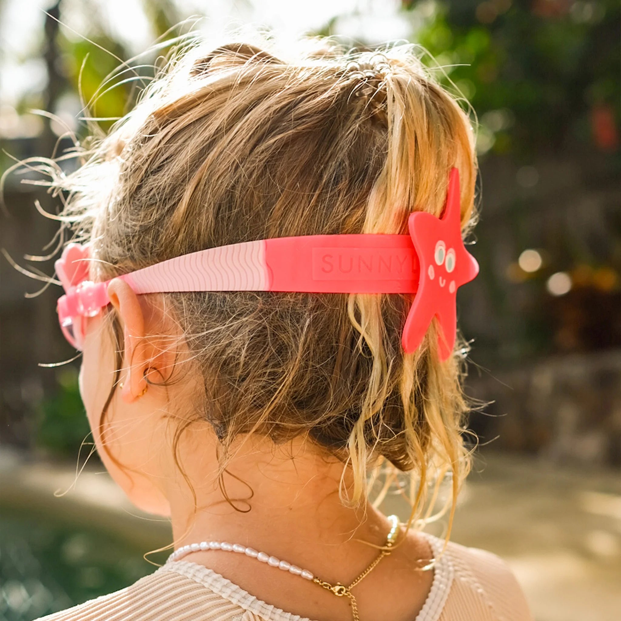 Sunnylife - Mini Swim Goggles- Melody the Mermaid Neon Strawberry
