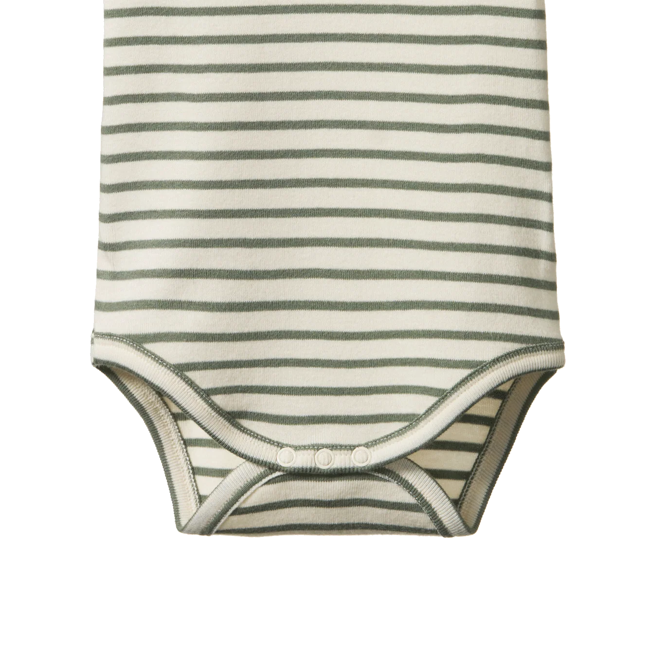 Nature Baby - Short Sleeve Bodysuit - Nettle Stripe
