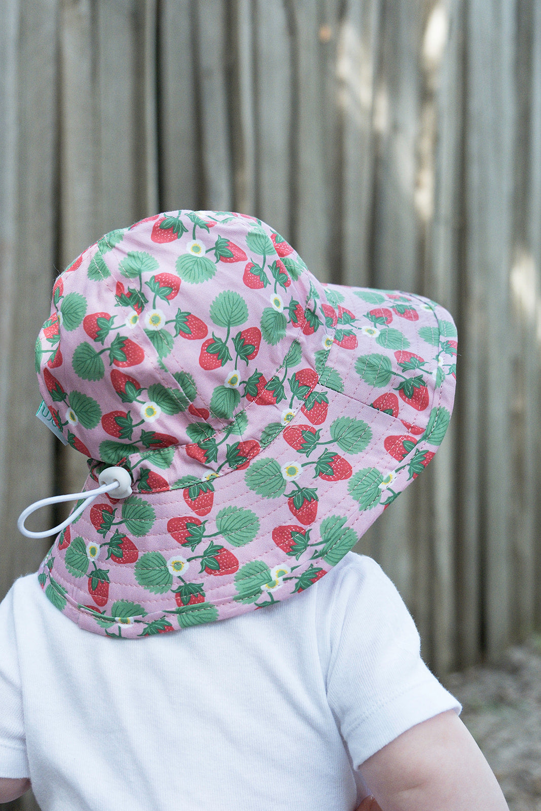 Acorn - Strawberry Wide Brim Infant Hat