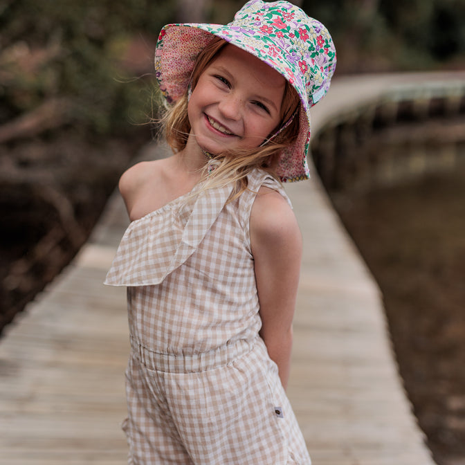 Acorn - Flora Broad Brim Bucket Hat