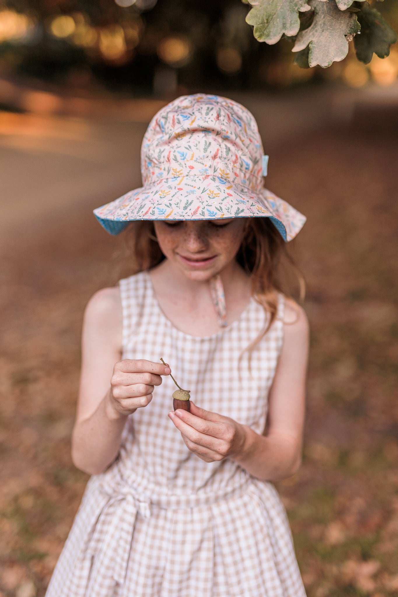 Acorn - Wildflowers Wide Brim Sun Hat