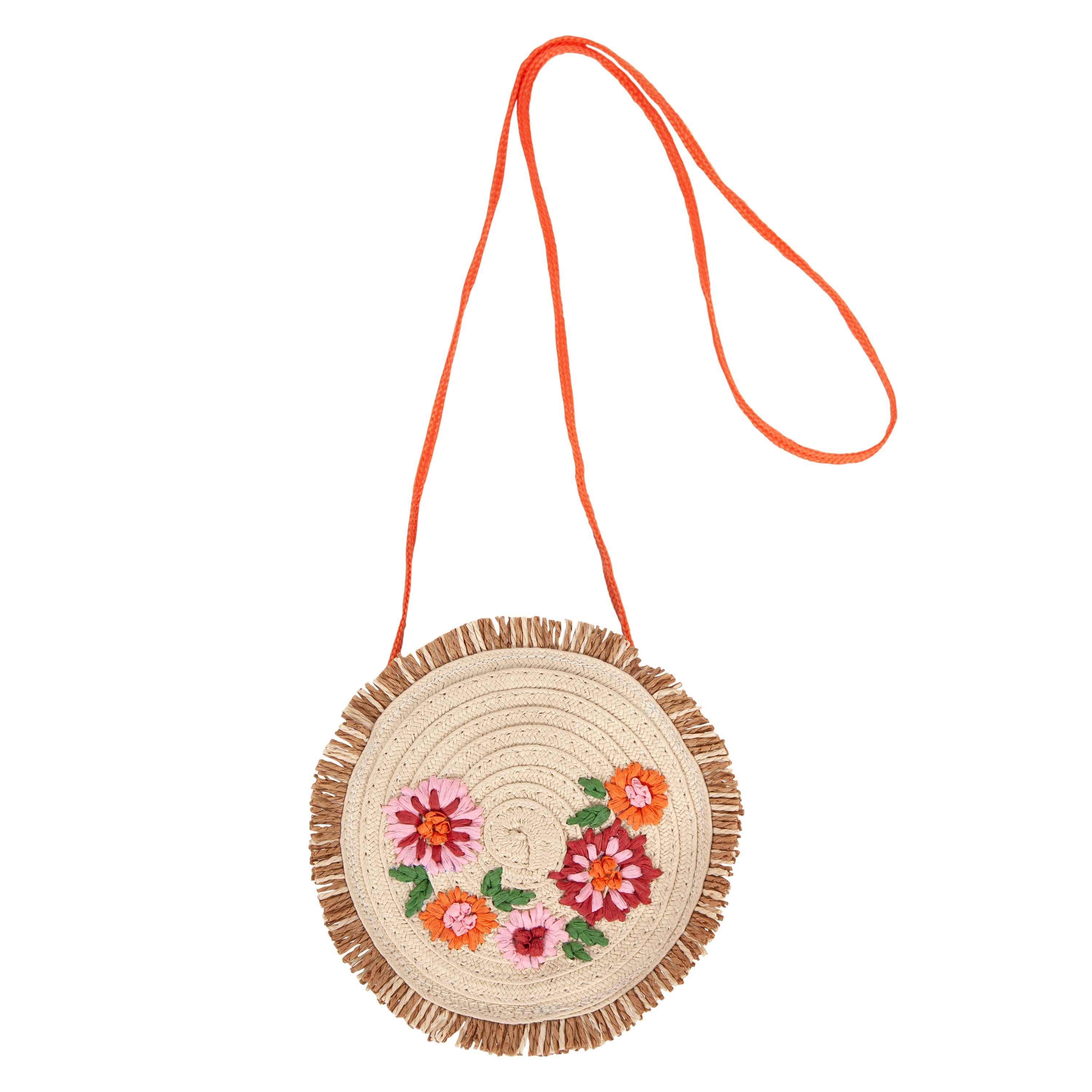 Acorn - Dahlia Straw Bag