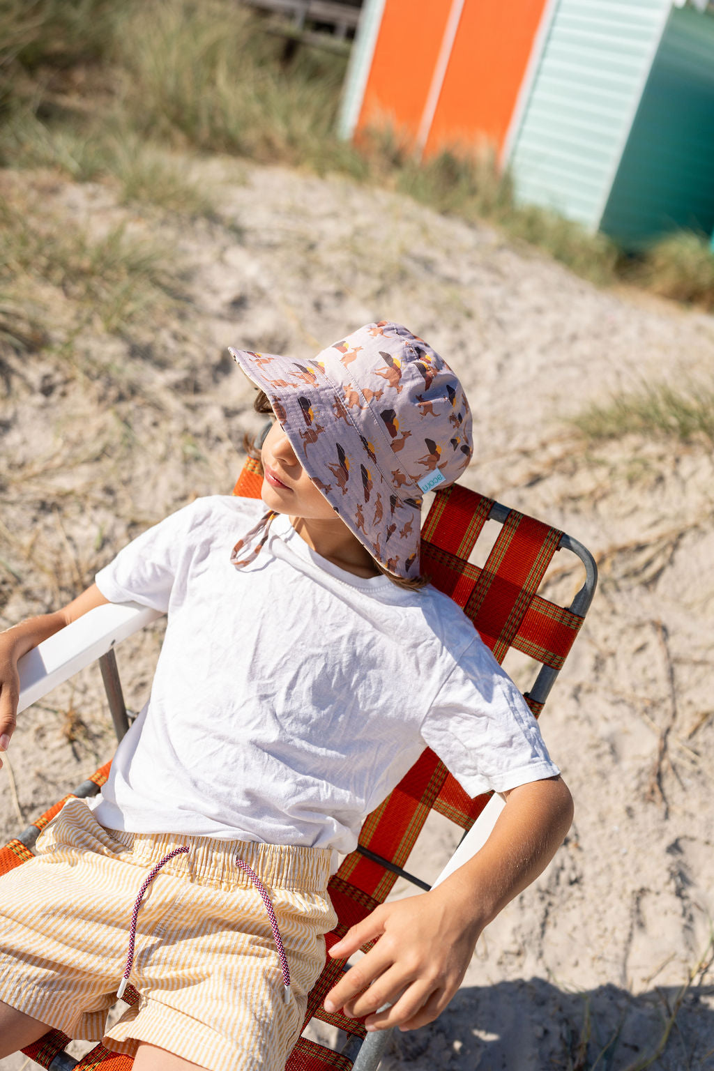 Acorn - Aussie Sunset Wide Brim Bucket Hat