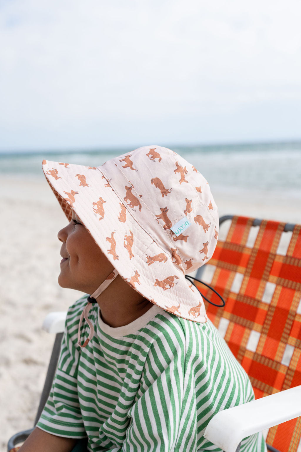 Acorn - Red Dog Wide Brim Bucket Hat