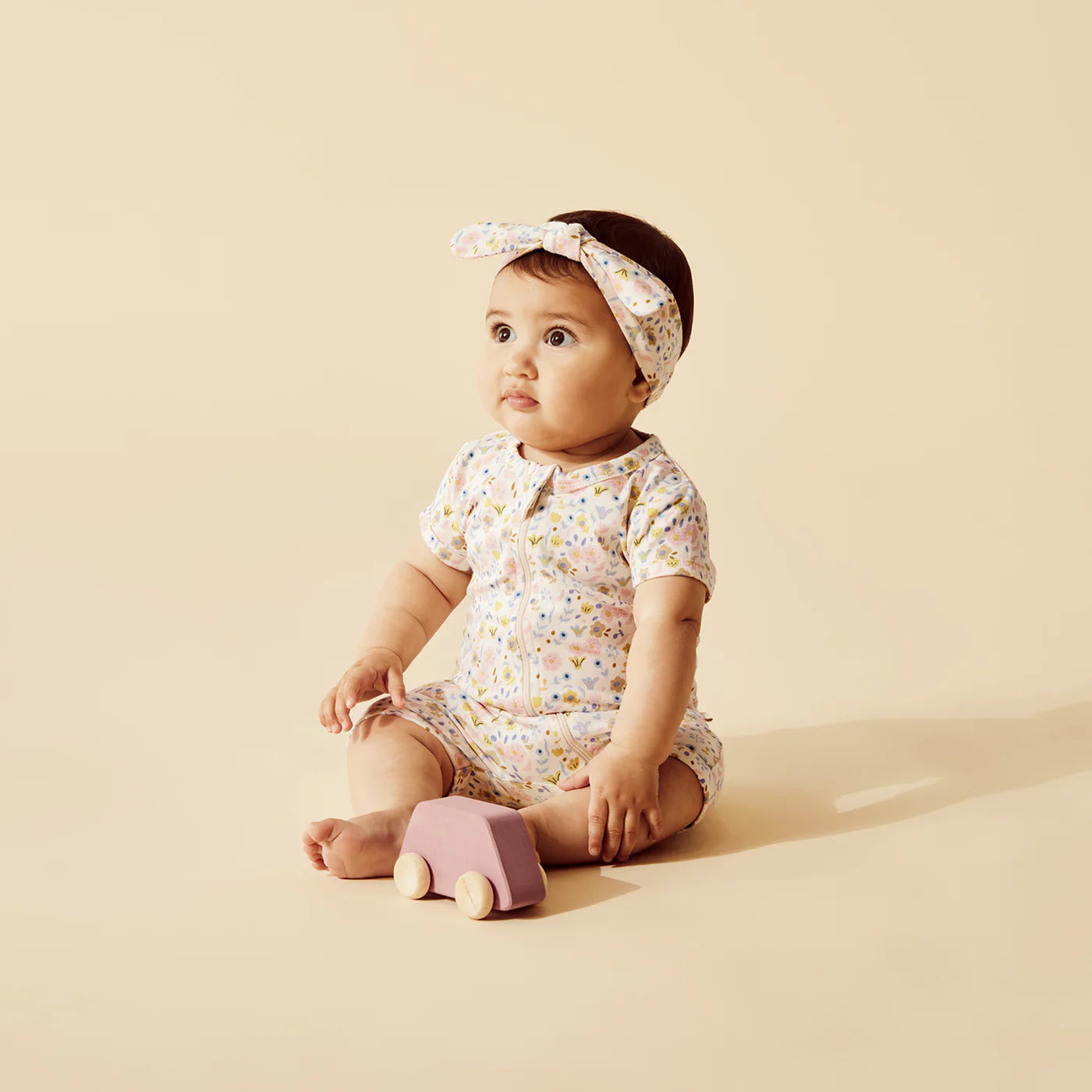 Wilson & Frenchy - Ava Floral Organic Summer Zipsuit
