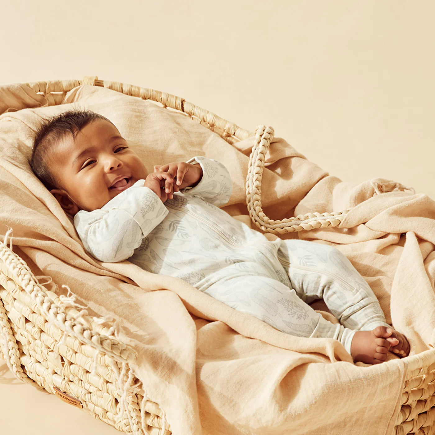 Wilson & Frenchy - New Leaf Organic Zipsuit with Feet