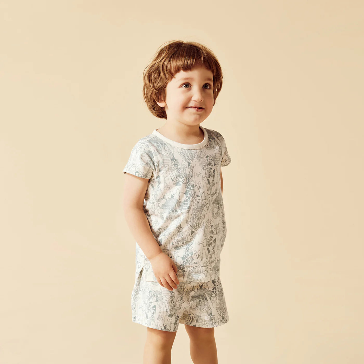 Wilson & Frenchy - Hello Friends Organic Short Sleeved Pyjamas