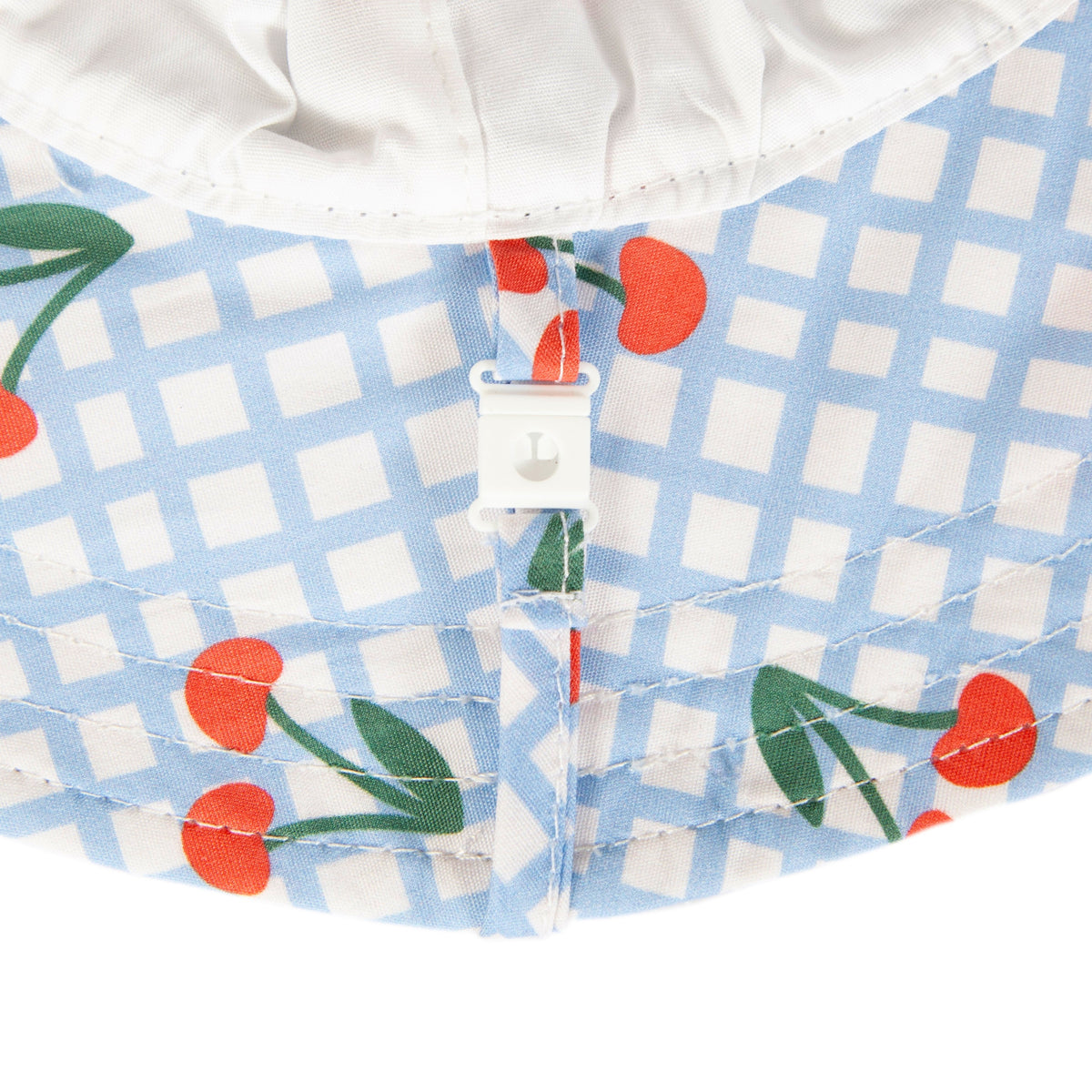 Acorn - Cherry Checks Wide Brim Sunhat