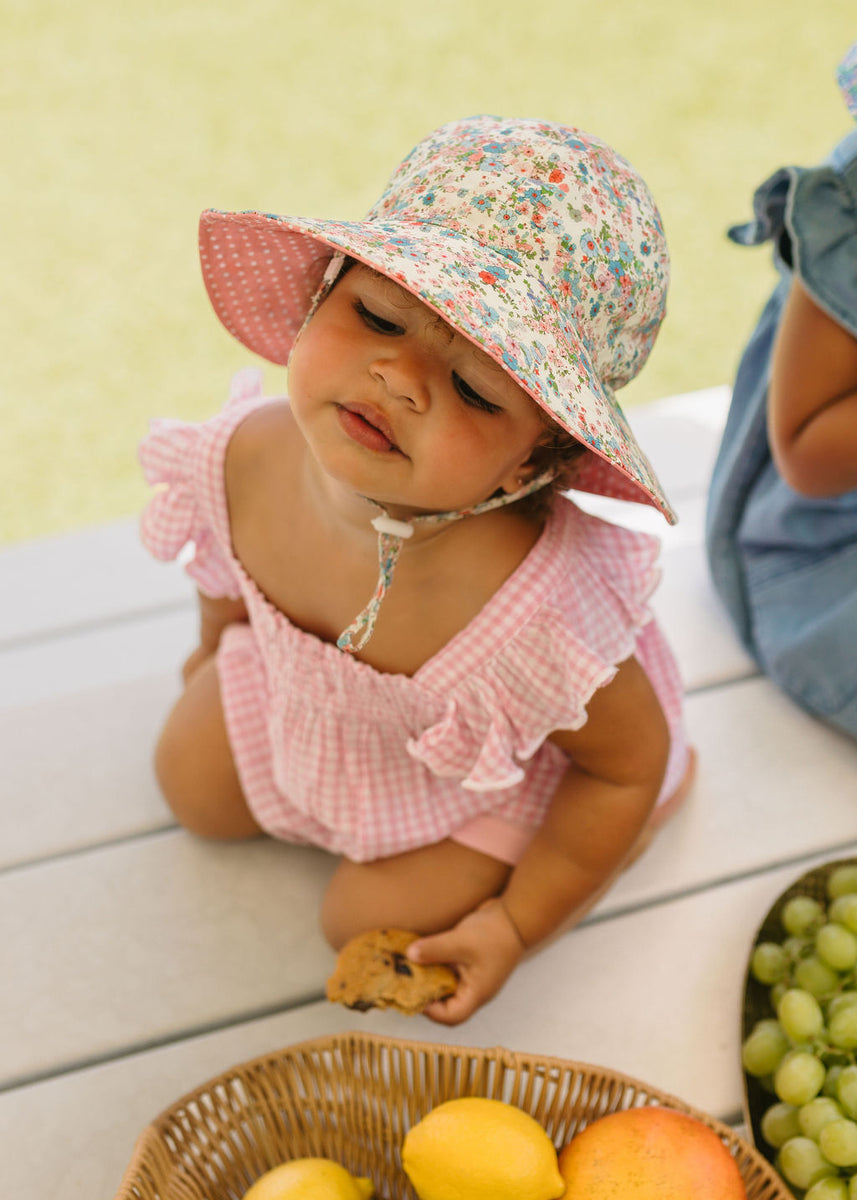 Acorn - Celeste Wide Brim Sunhat Cream