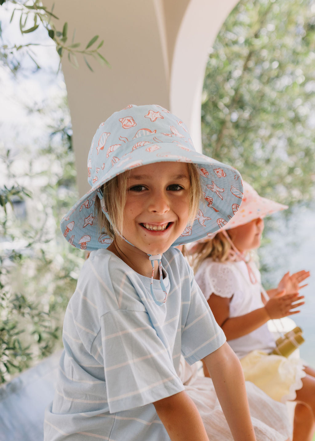 Acorn - Marine Friends Wide Brim Bucket Hat