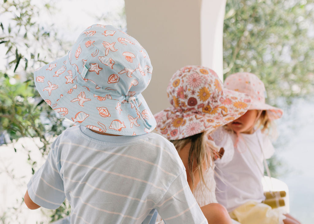 Acorn - Marine Friends Wide Brim Bucket Hat