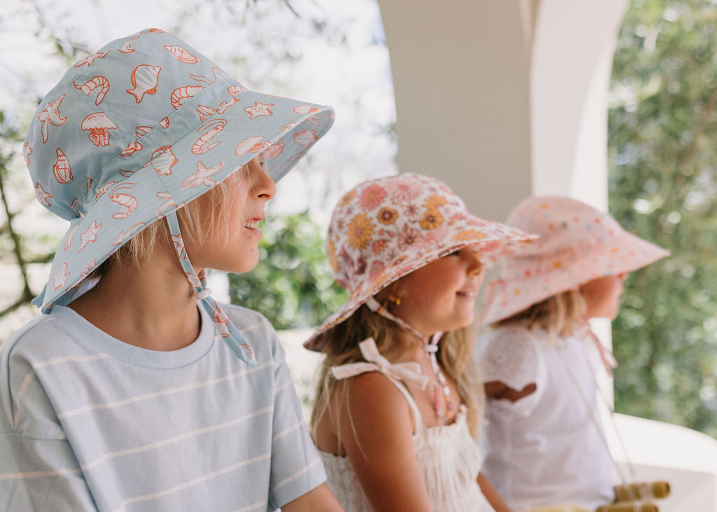 Acorn - Marine Friends Wide Brim Bucket Hat
