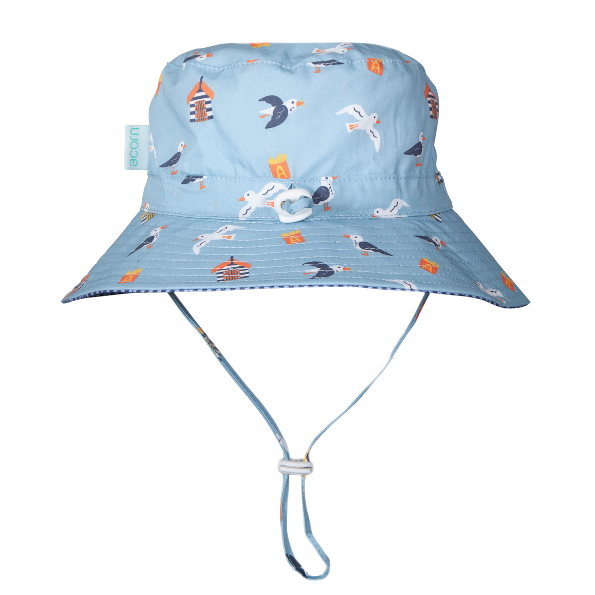 Acorn - Seagulls Wide Brim Bucket Hat