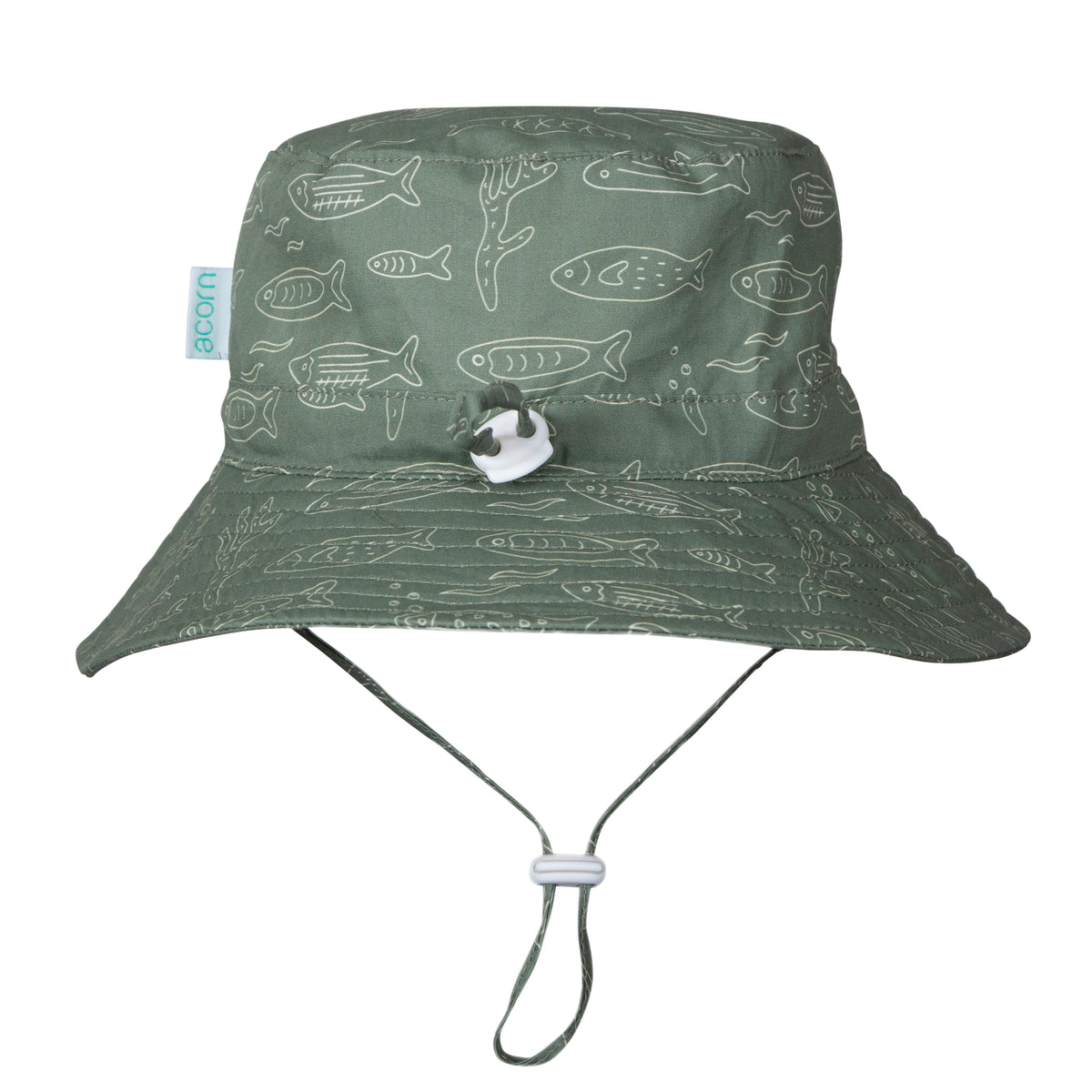 Acorn - School Of Fish Wide Brim Bucket Hat