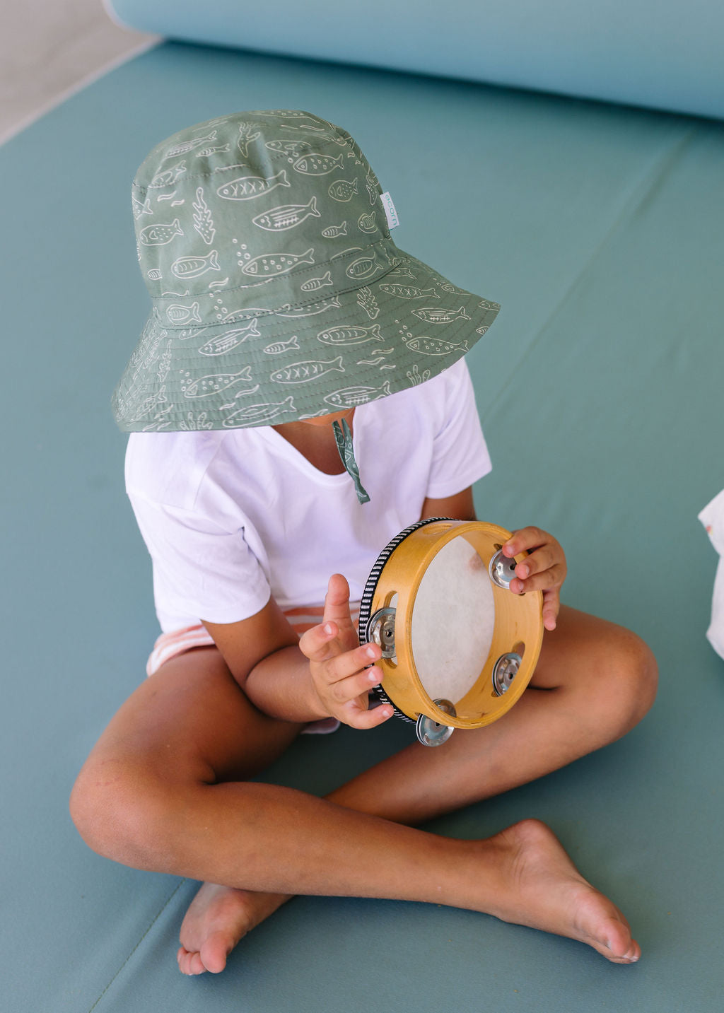 Acorn - School Of Fish Wide Brim Bucket Hat