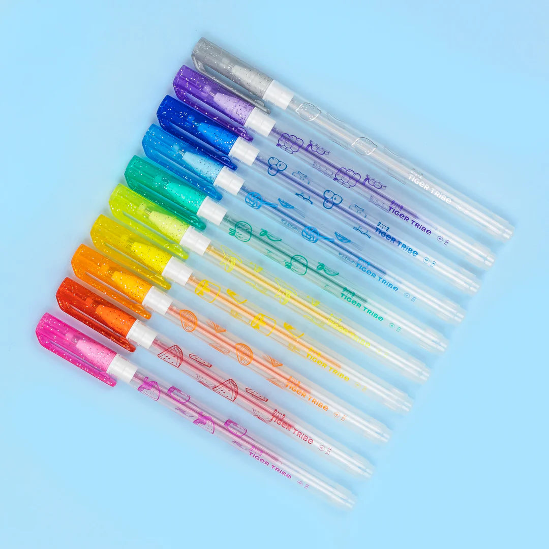 Tiger Tribe - Shimmer Scented Gel Pens