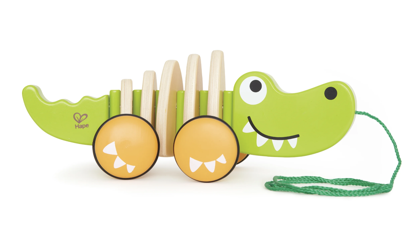 Hape - Walk-A-Long Croc