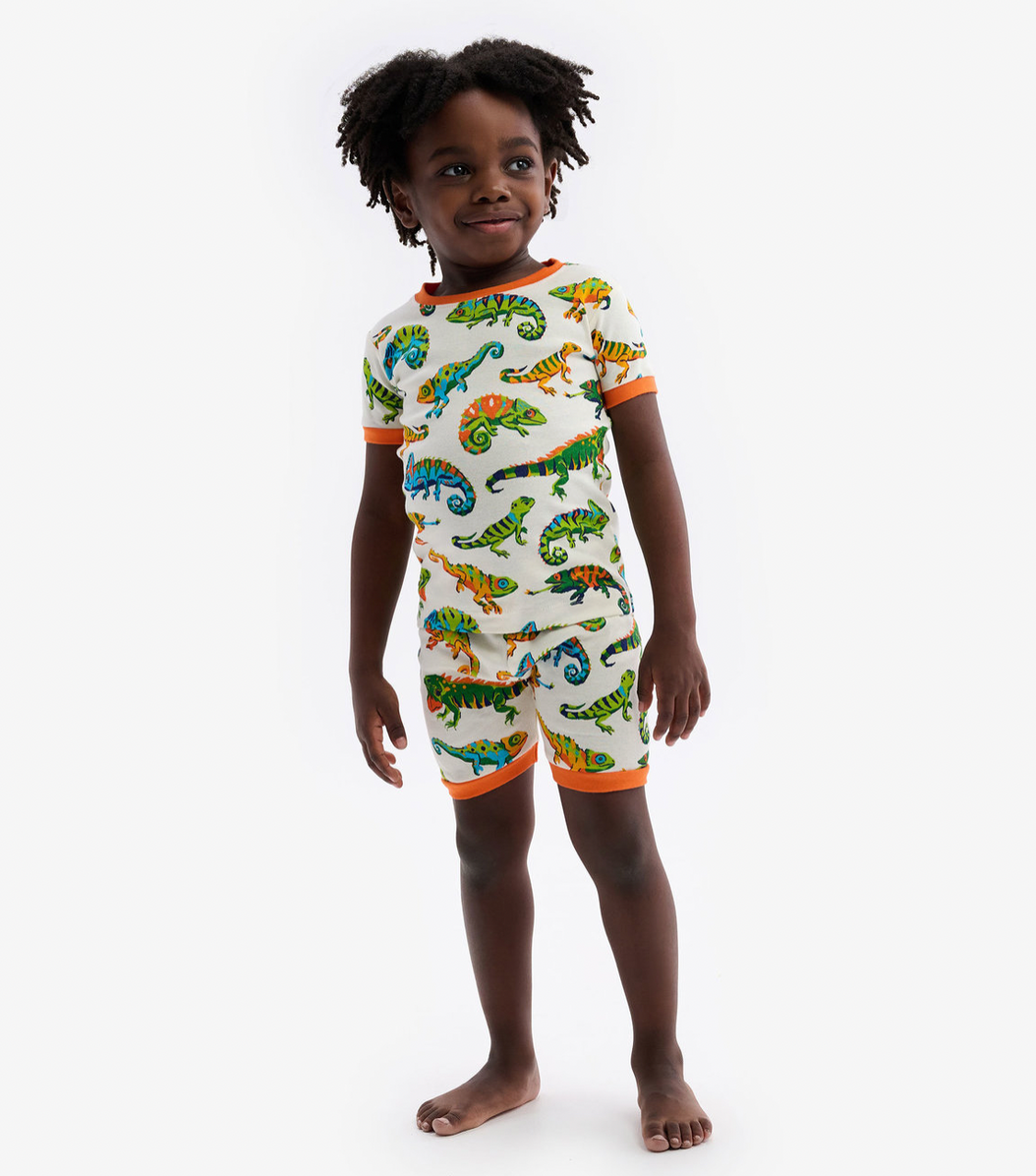 Hatley - Short PJ Set - Friendly Chameleon