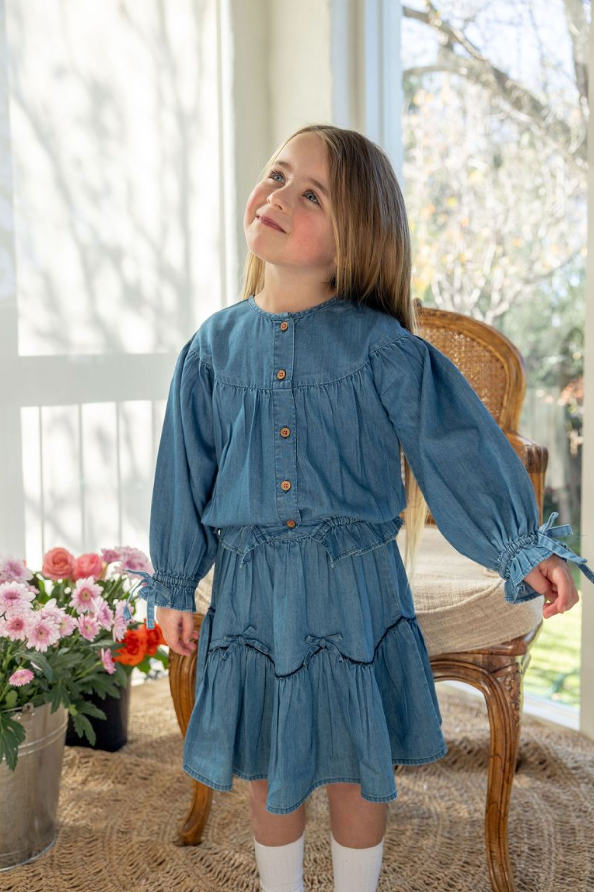 Alex & Ant - Babes Top - Chambray
