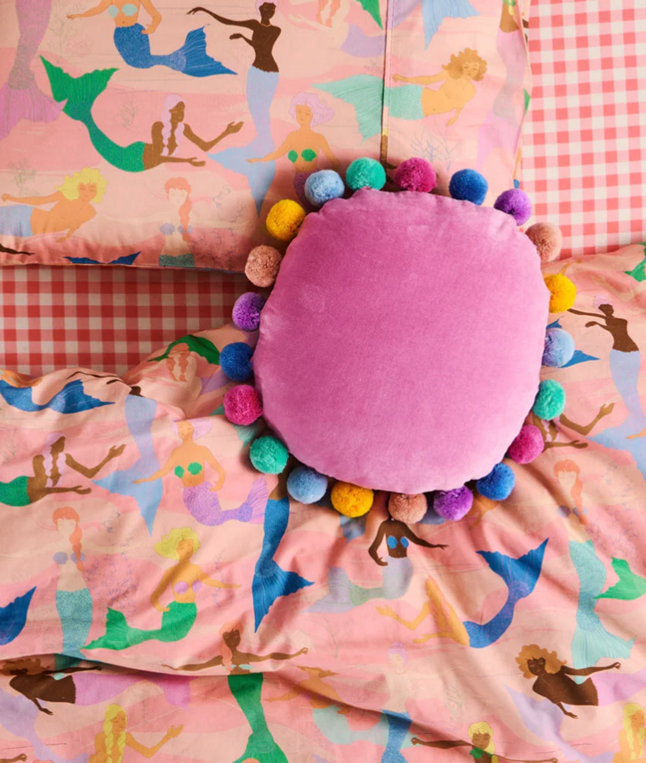 Kip & Co- Rom Pom Pom Pea Cushion