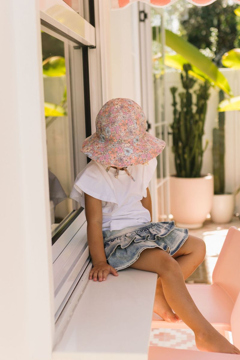Acorn Kids - Yasmine Wide Brim Reversible Sunhat