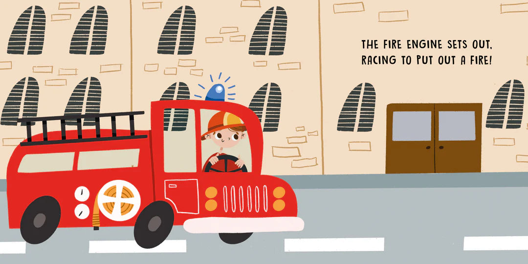 Sassi - Board Book Sweet Sounds Stories - Firefighters