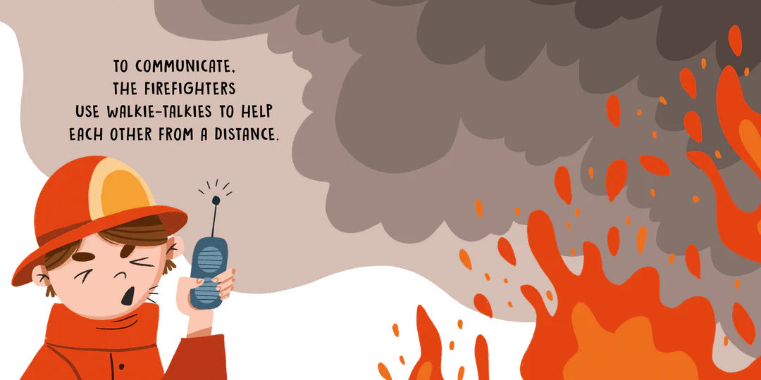 Sassi - Board Book Sweet Sounds Stories - Firefighters