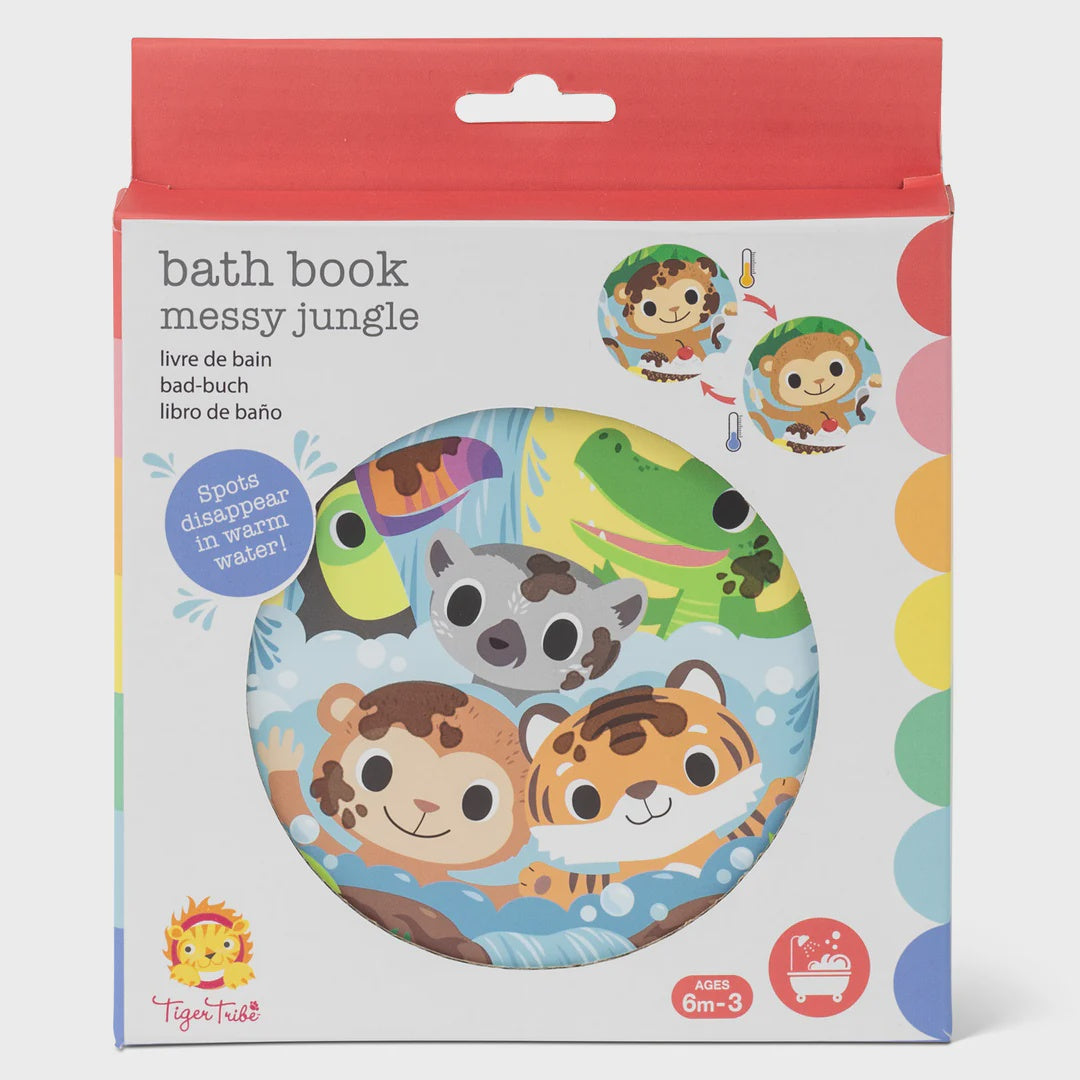 Tiger Tribe - Bath Book - Messy Jungle