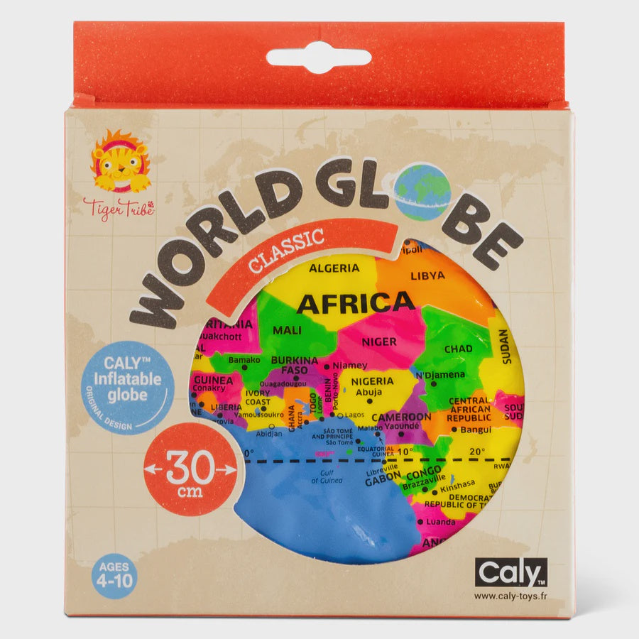 Tiger Tribe - World Globe - 30cm Classic