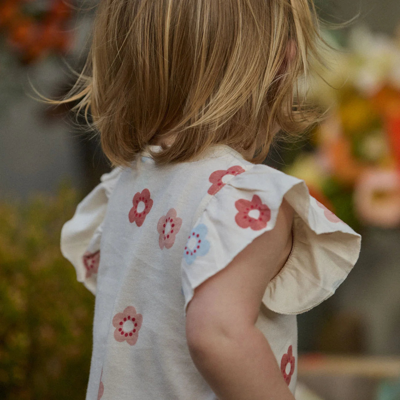 Nature Baby - Tilly Suit - Flora Stamp Print