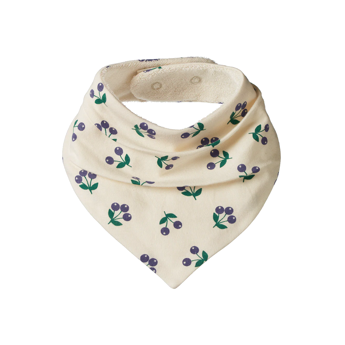 Nature Baby - Terry Triangle Bib -  Winter Berry
