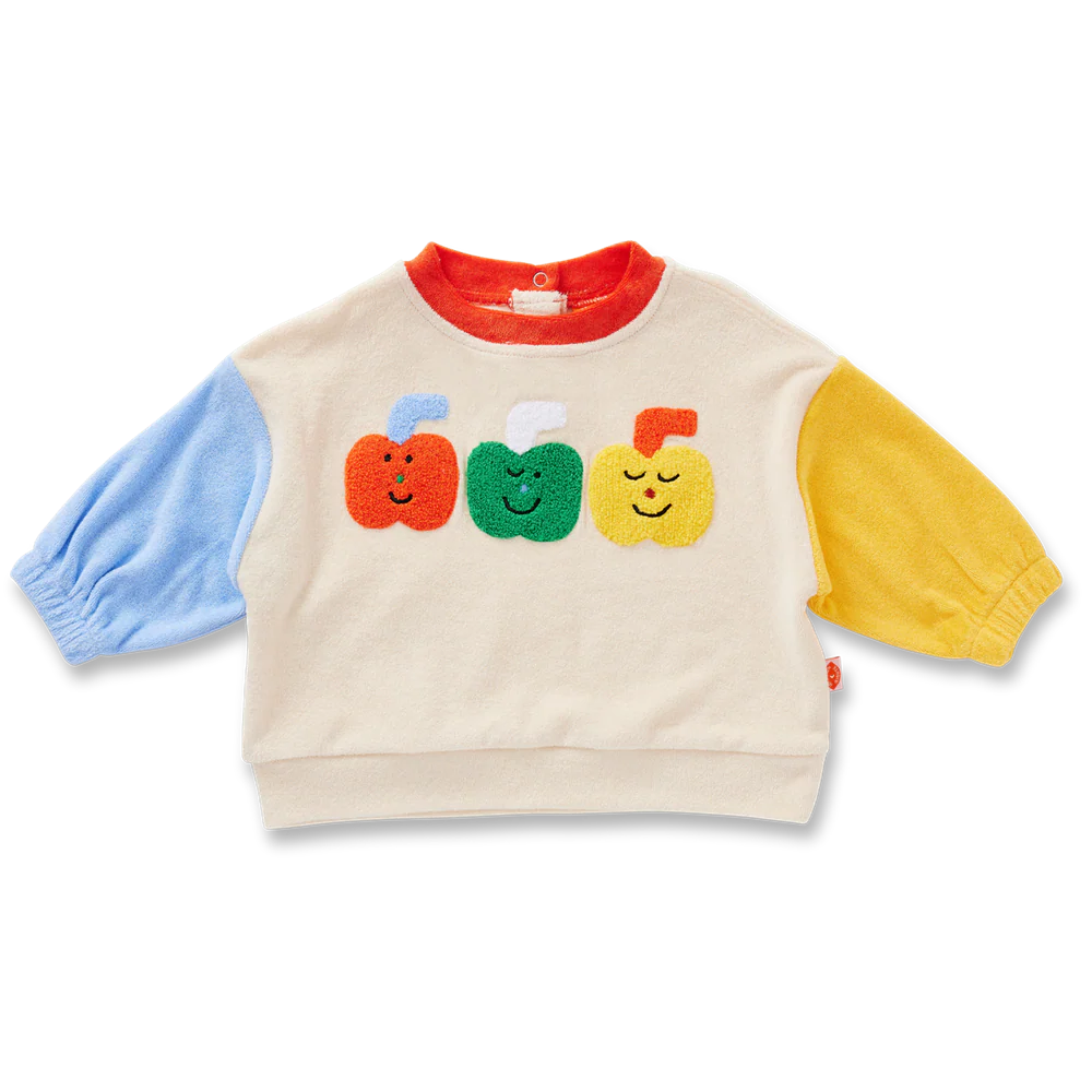 Halcyon Nights - Pocket Patch Terry Sweater