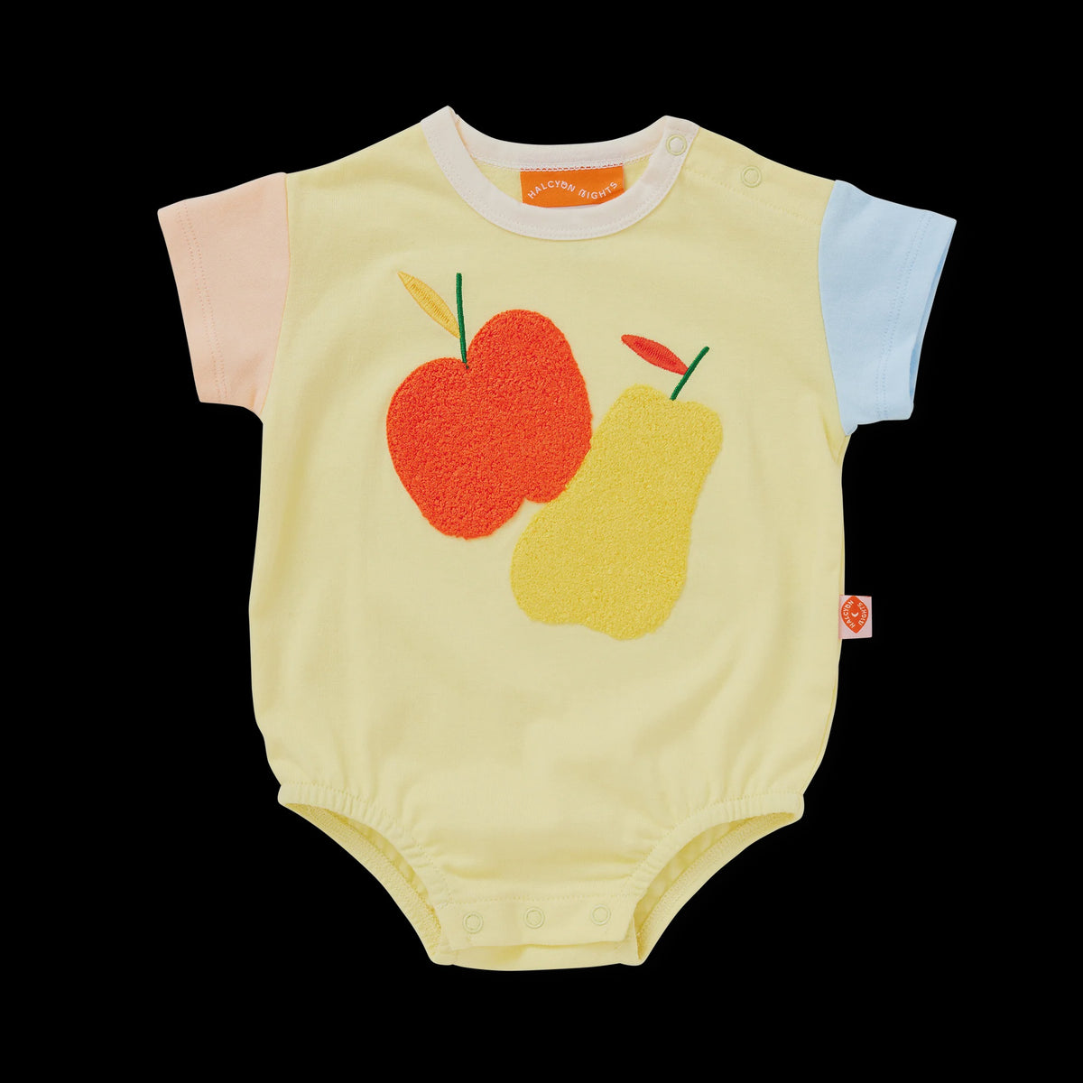 Halcyon Nights - Cotton Short Sleeve Bodysuit  - Tiny Orchard