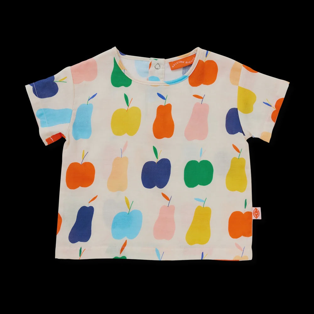 Halcyon Nights - Woven T-Shirt  - Tiny Orchard