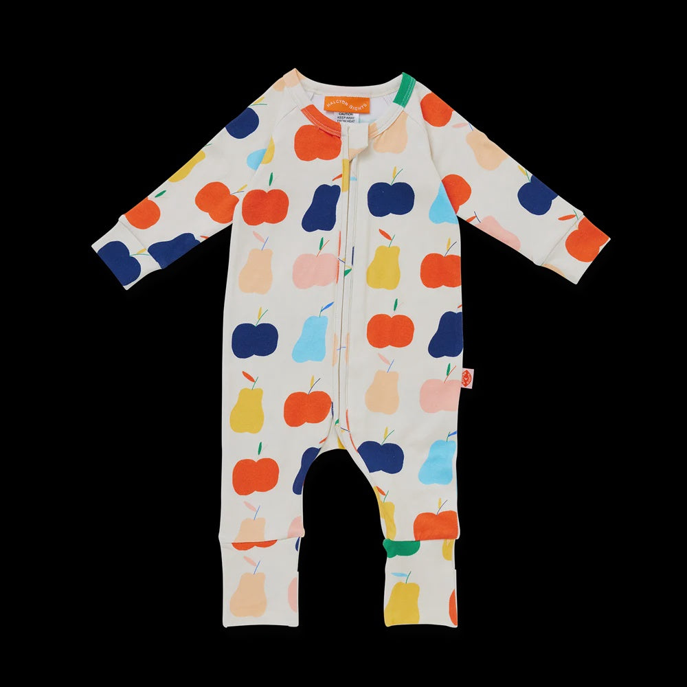 Halcyon Nights - Long Sleeve Romper - Tiny Orchard