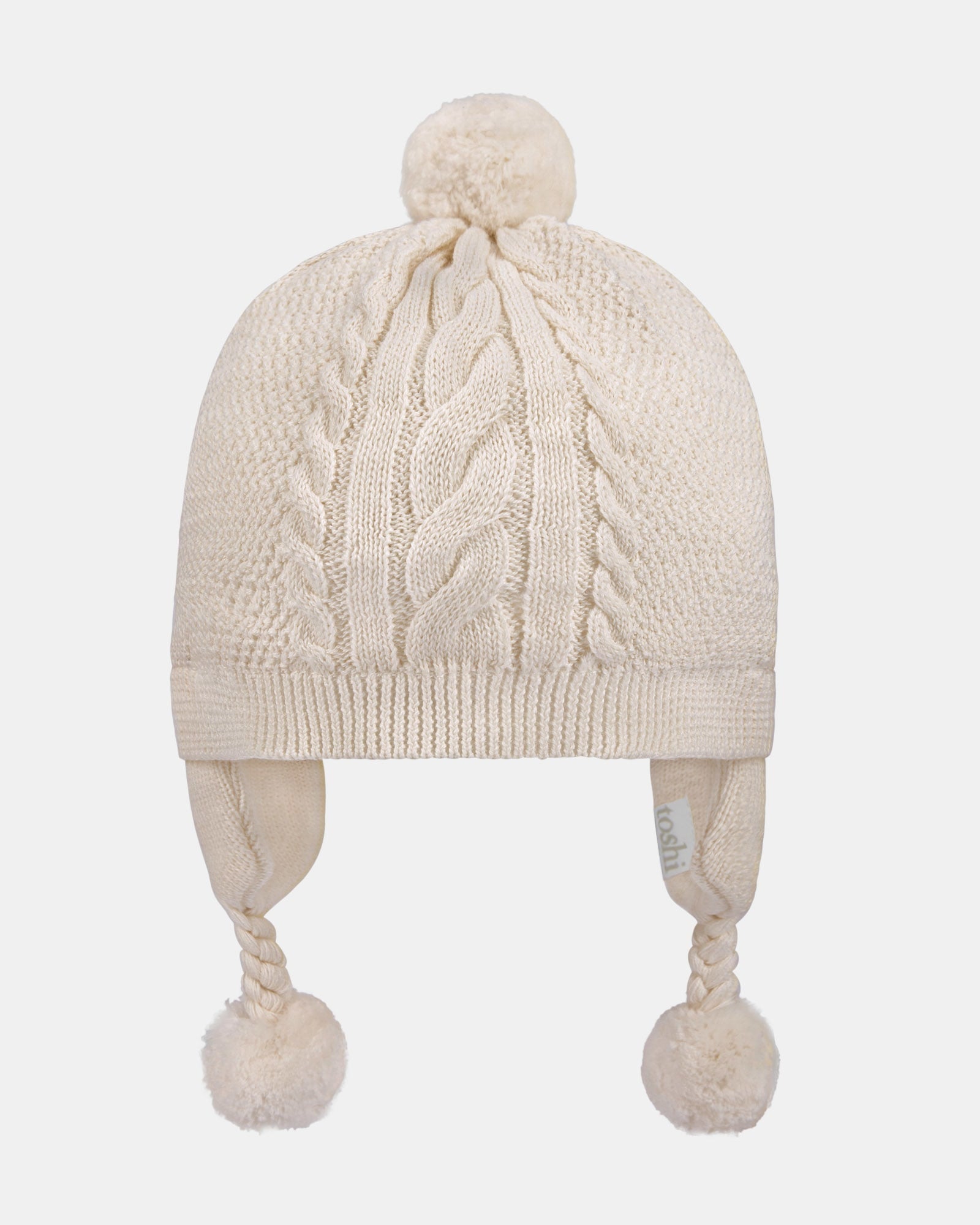 Toshi - Organic Earmuff Beanie - Yummy Oatmeal