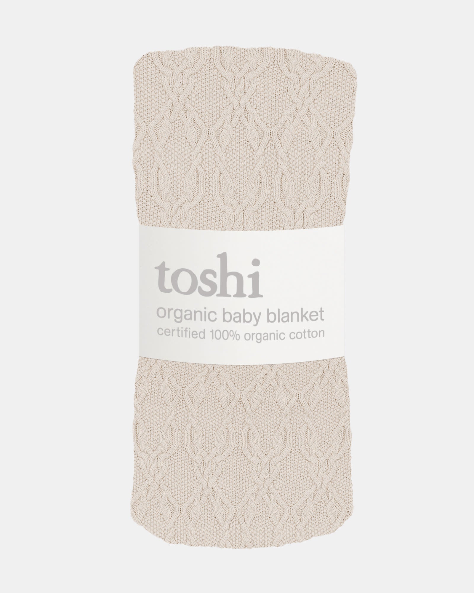 Toshi-  Organic Blanket Bowie - Oatmeal