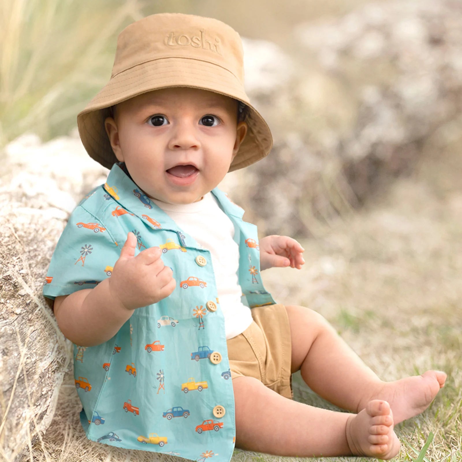 Toshi - Bucket Hat Billy - Driftwood