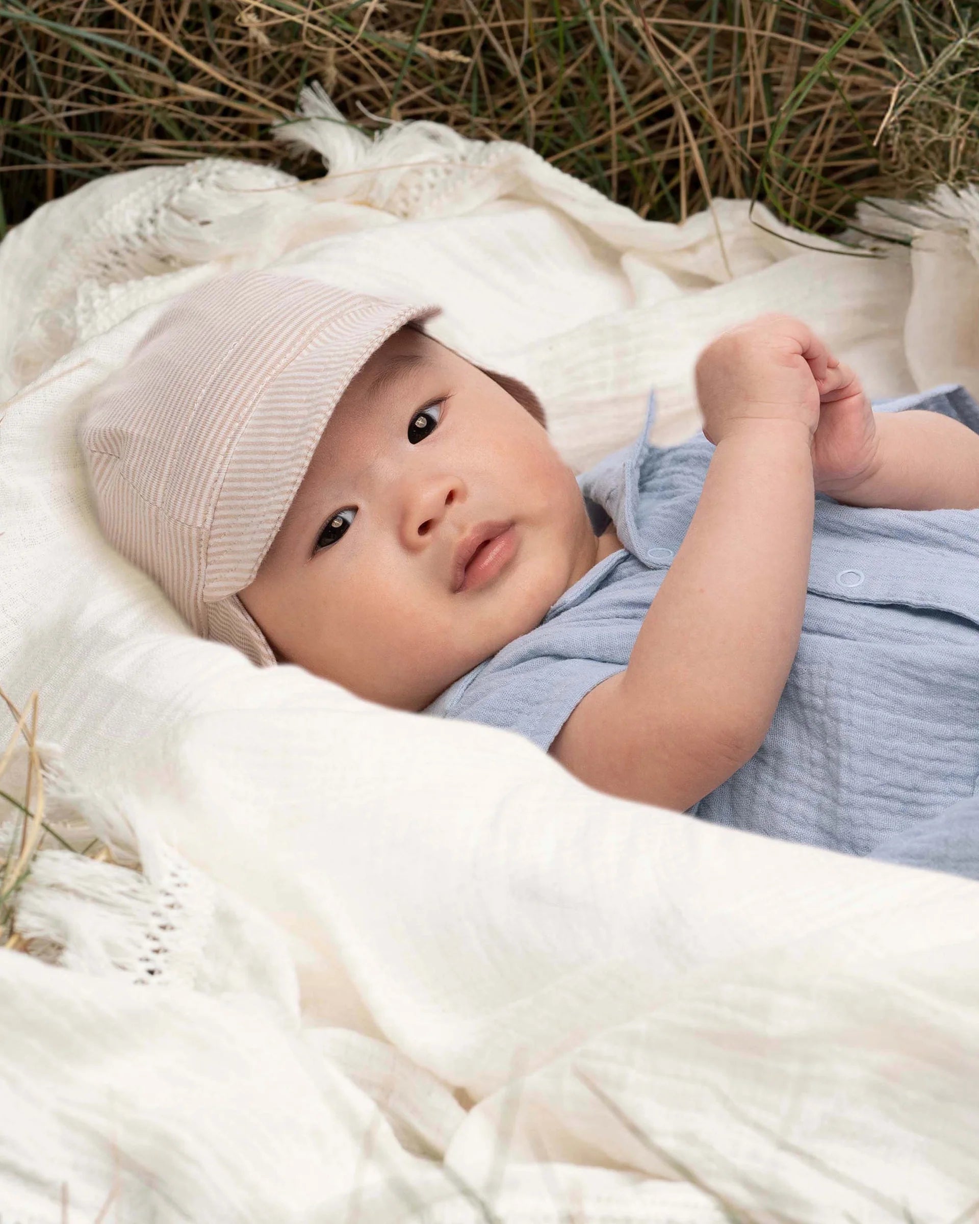 Toshi - Flap Cap Baby - Peanut