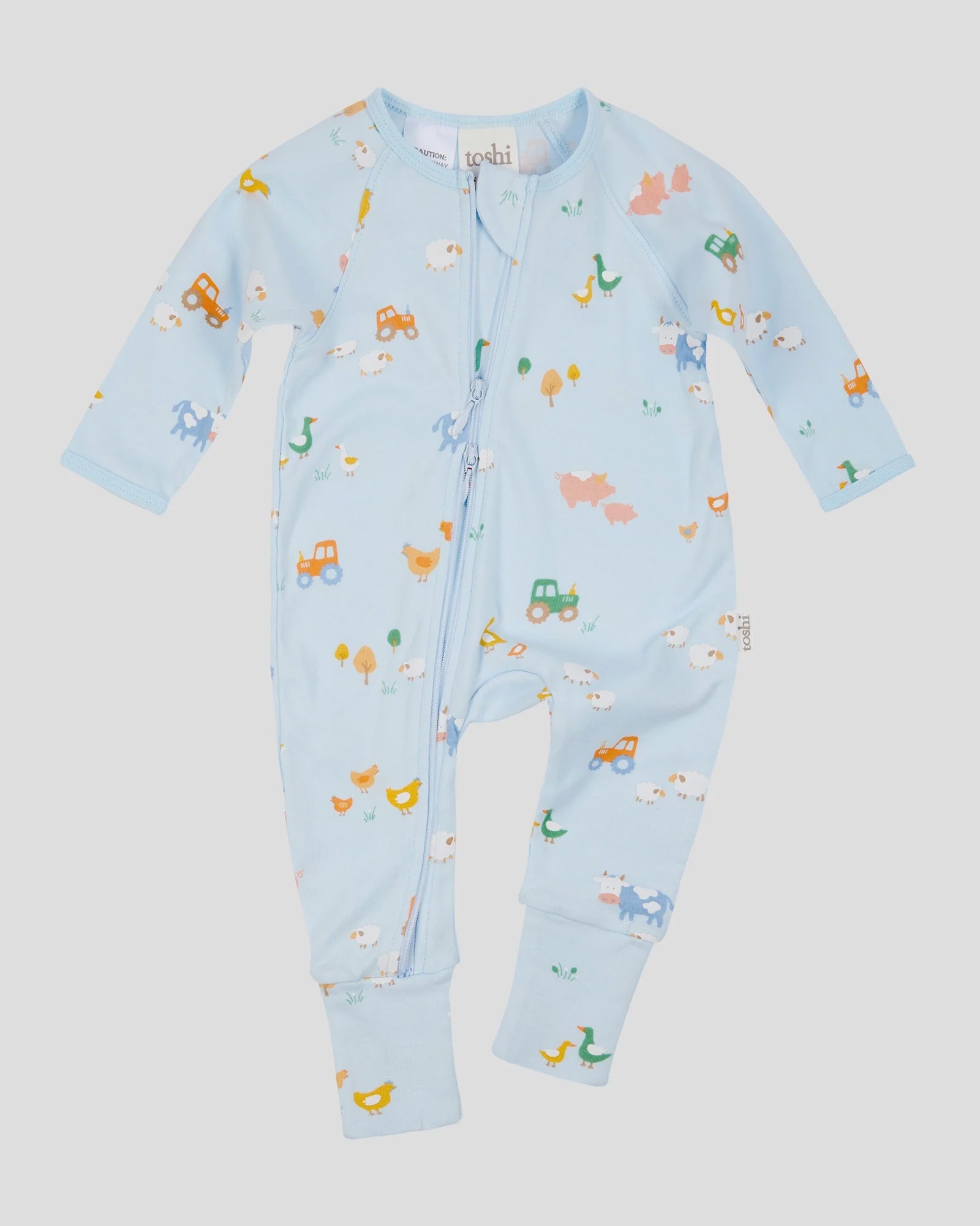 Toshi - Long Sleeve Onesie - Harvest Farm Buddies