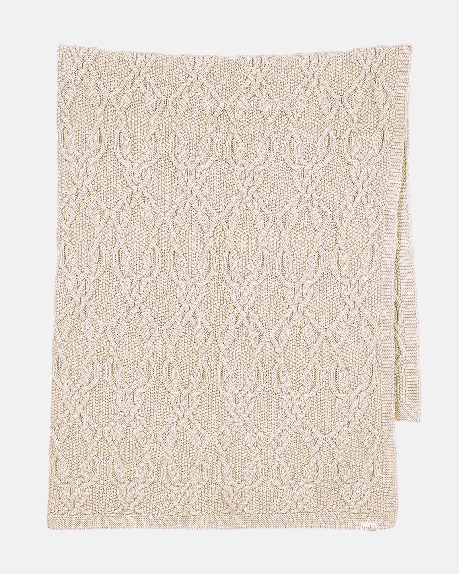 Toshi-  Organic Blanket Bowie - Oatmeal