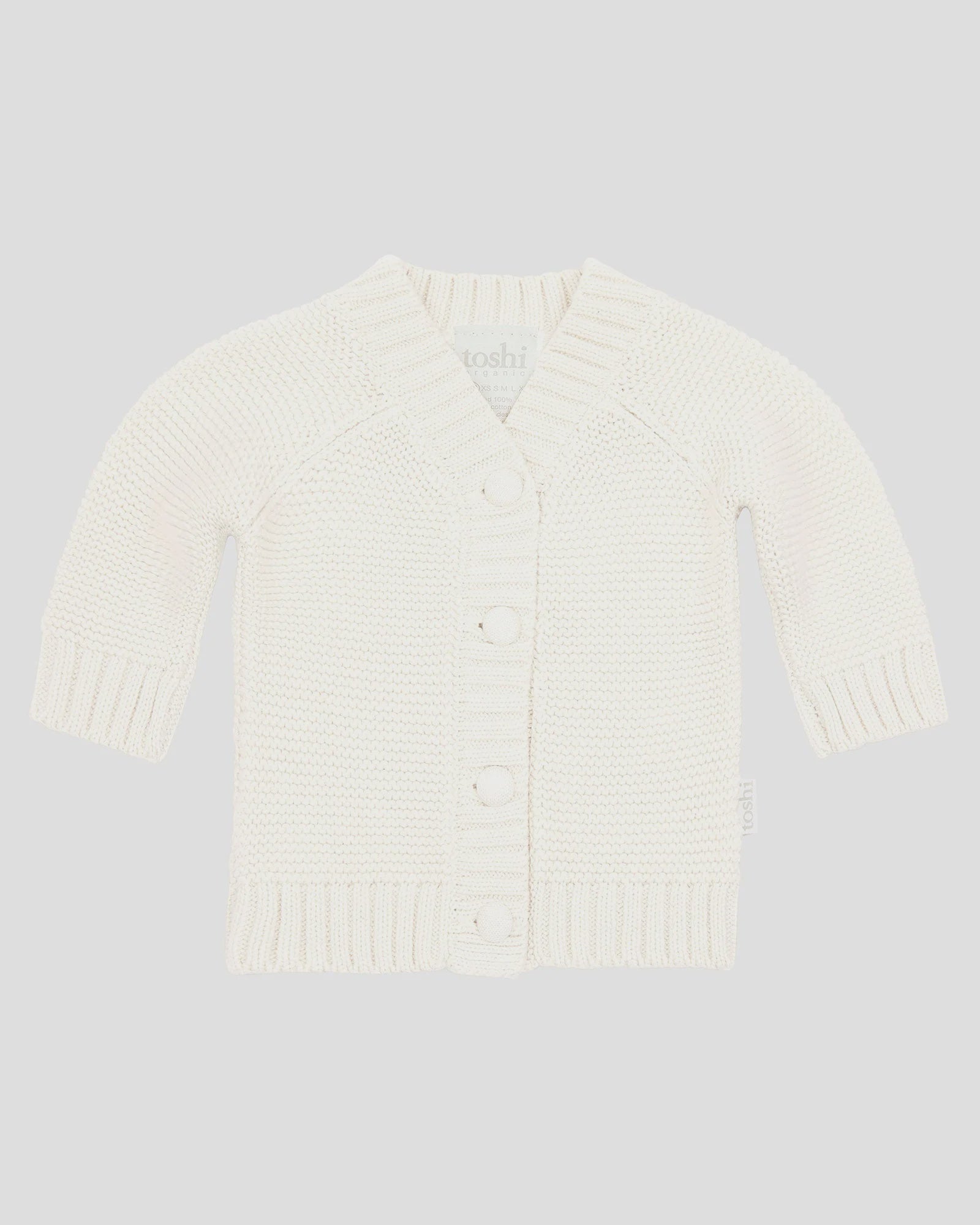 Toshi - Andy Organic Cardigan - Cream