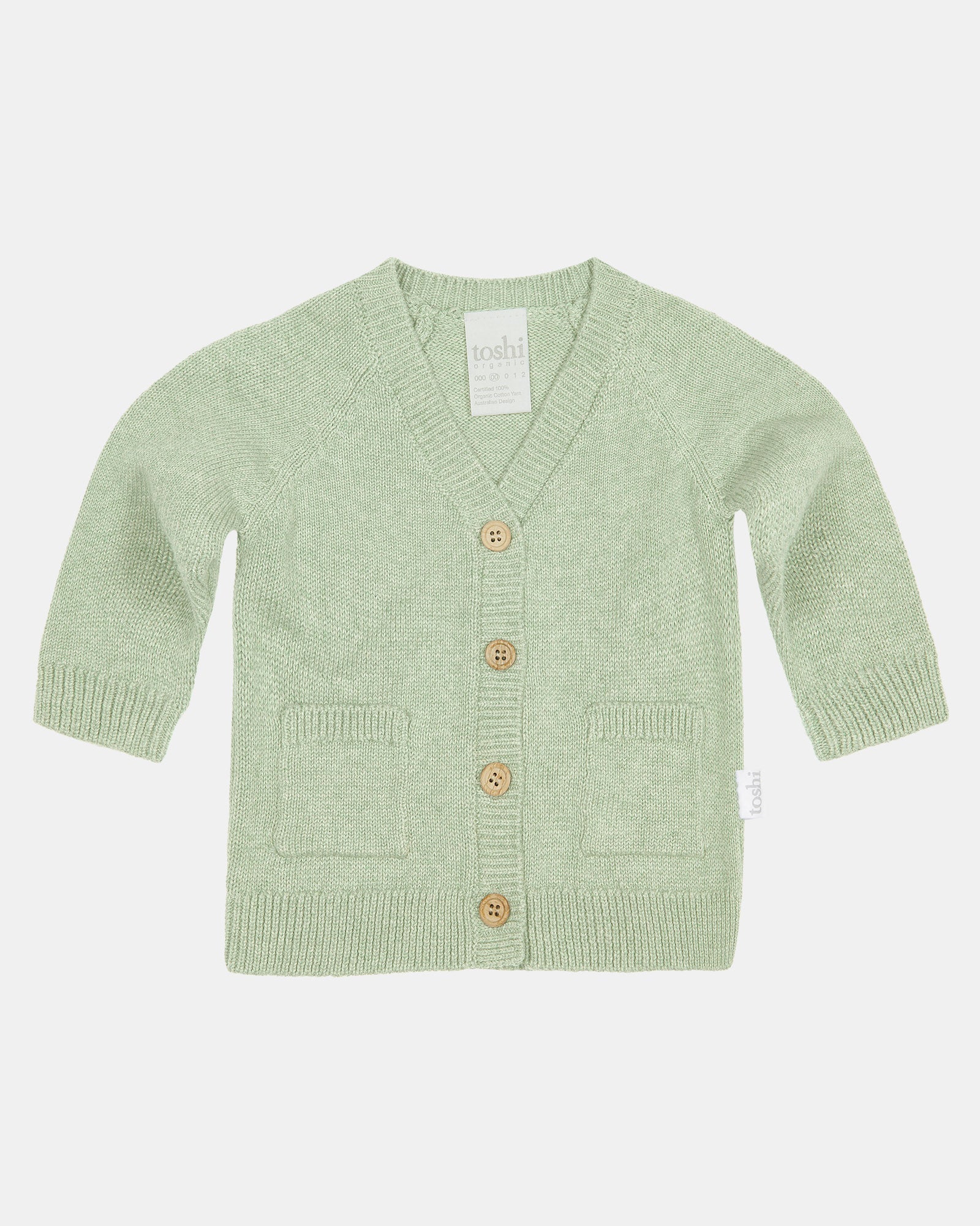 Toshi - Remy Organic Cardigan - Matcha