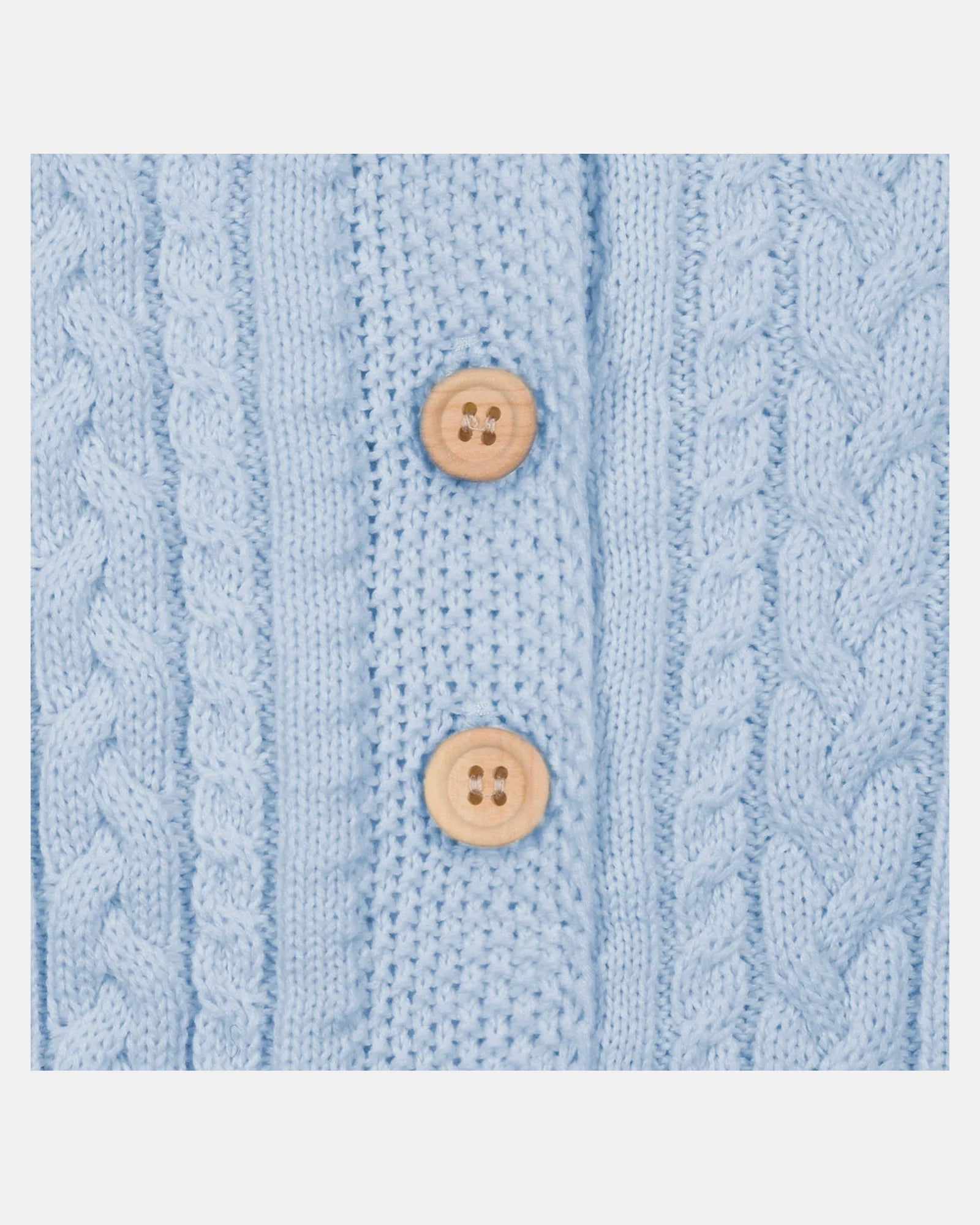 Toshi - Organic Cardigan - Yummy Bluebell