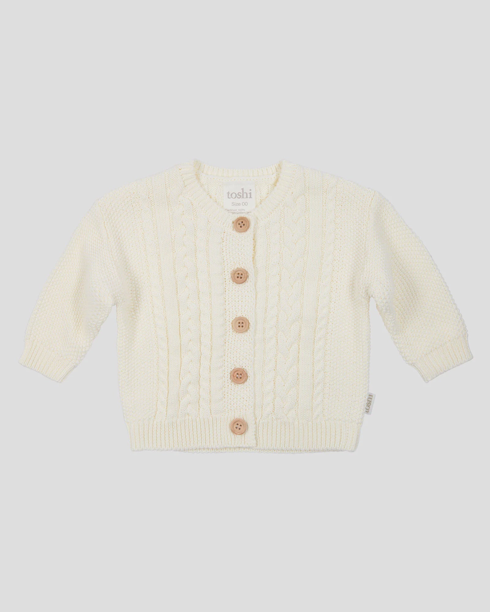 Toshi - Organic Cardigan - Yummy Cream