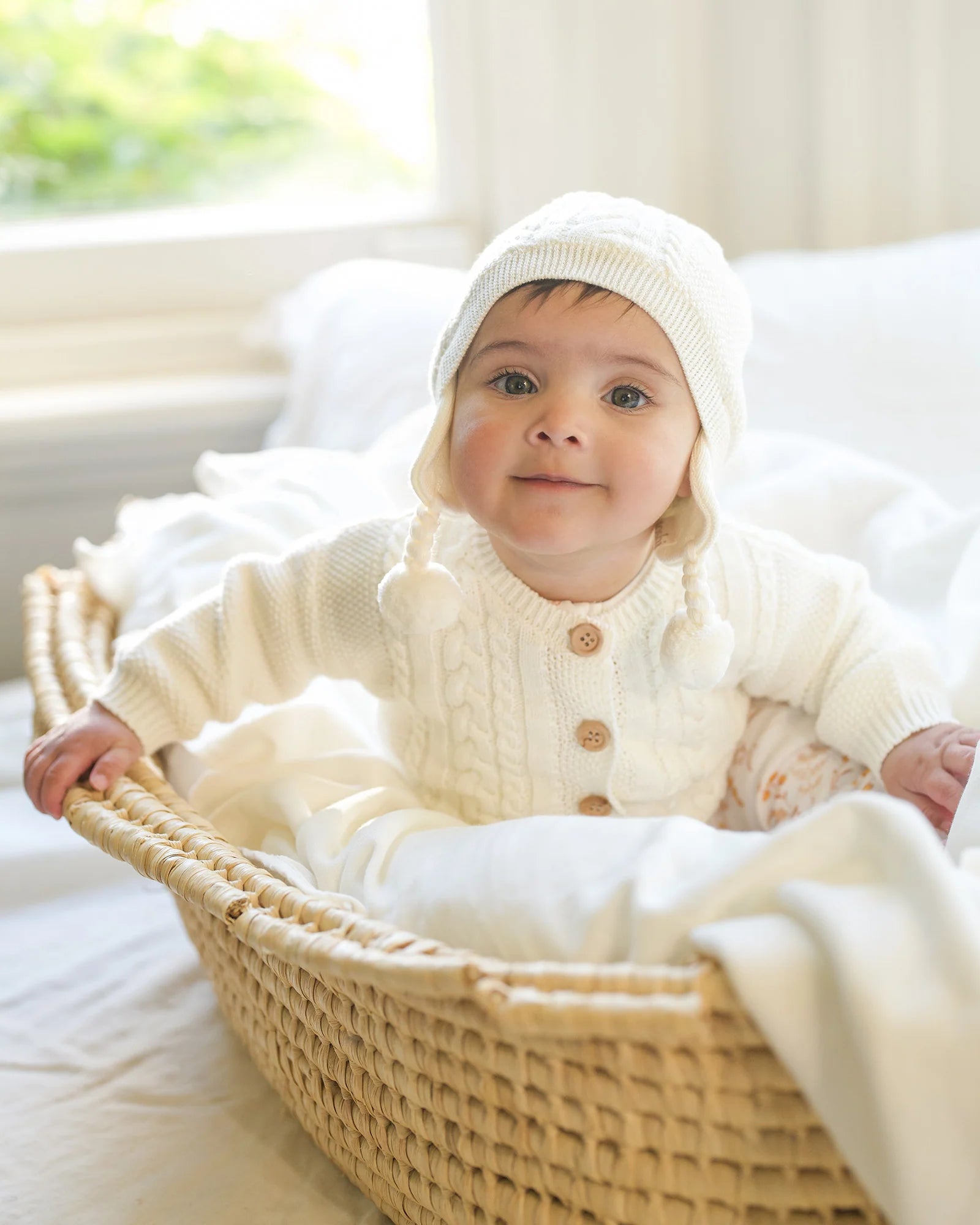 Toshi - Organic Cardigan - Yummy Cream