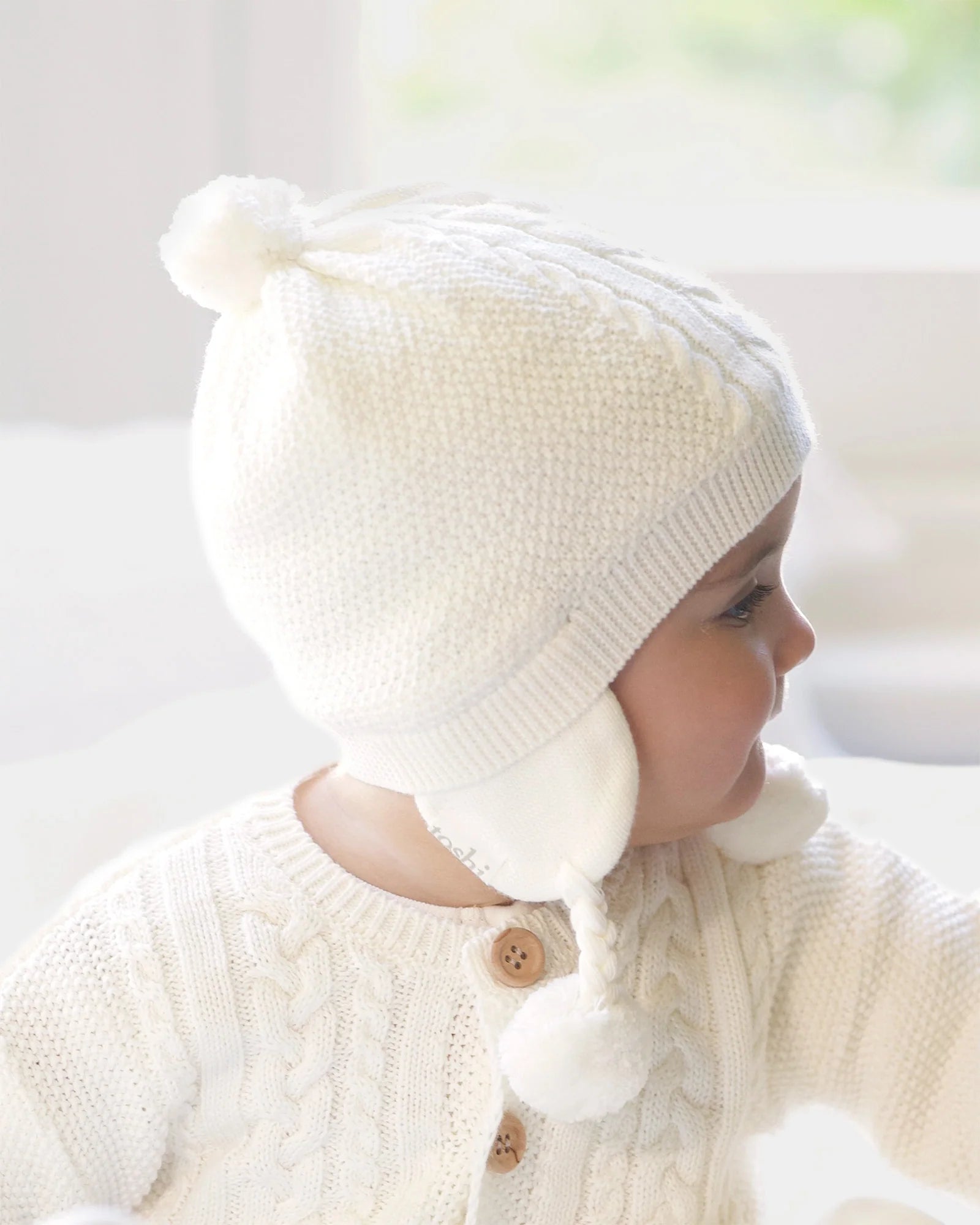 Toshi - Organic Cardigan - Yummy Cream