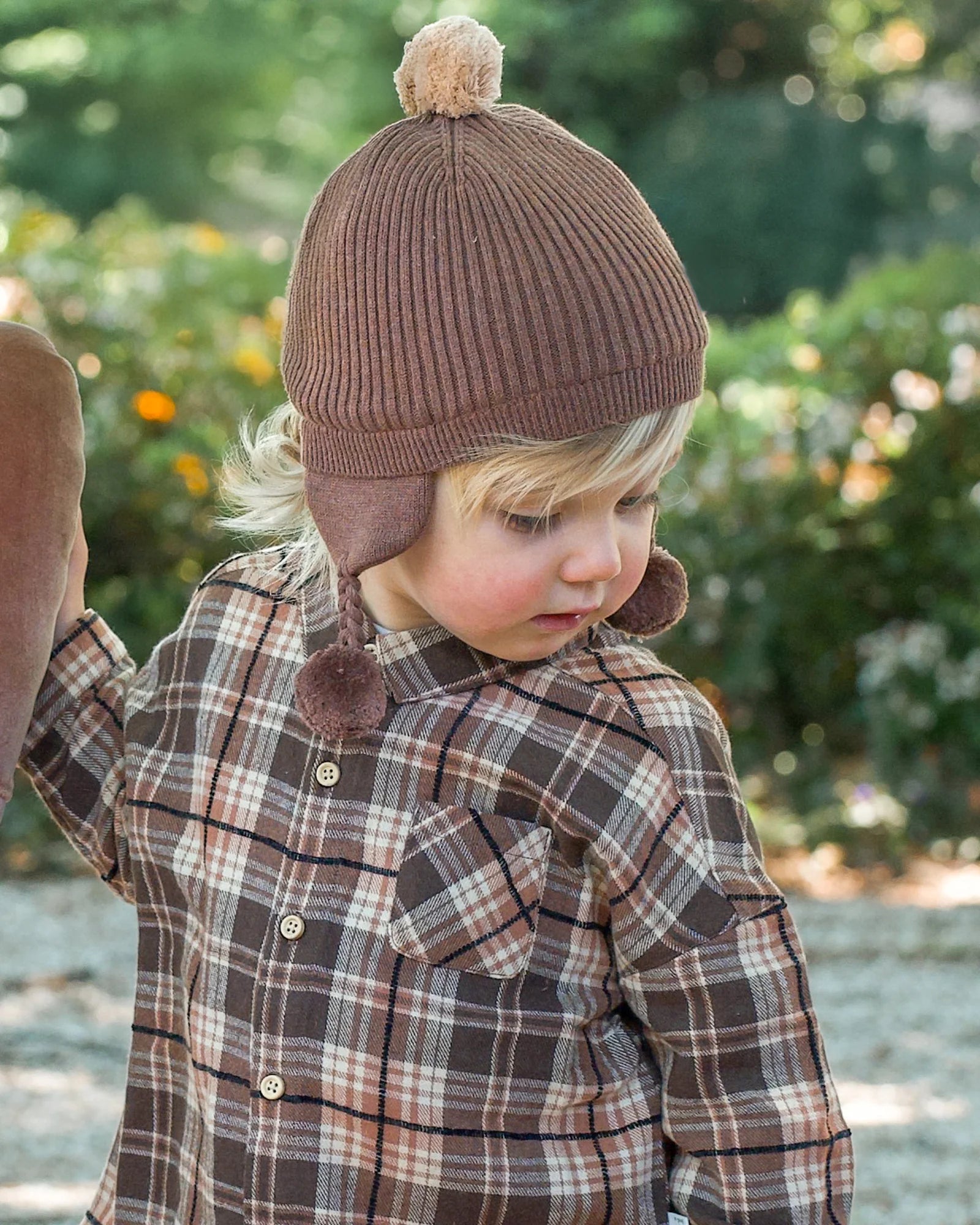 Toshi - Bobby Organic Earmuff Beanie - Peppercorn