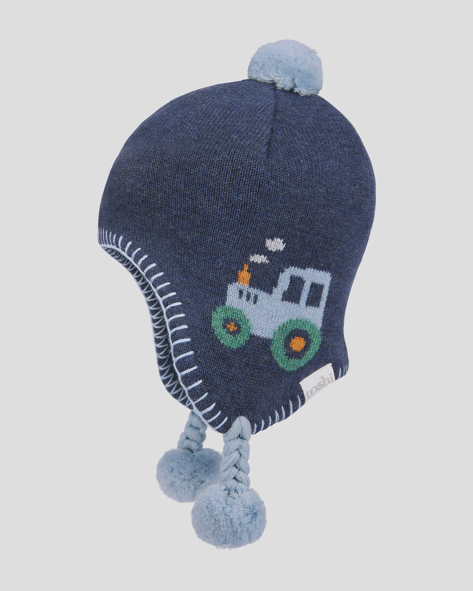 Toshi - Mystical Organic Earmuff Beanie - Tiny Tractor
